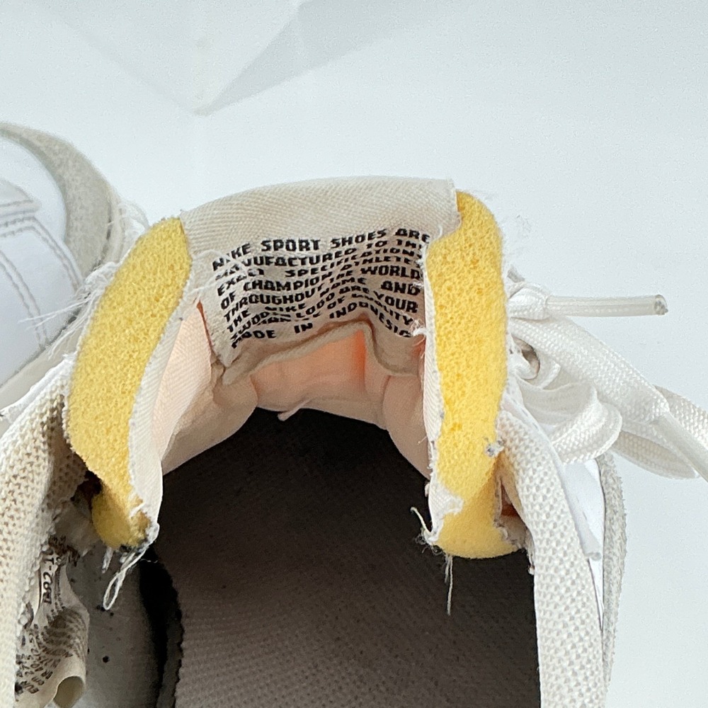 Nike Size 10.5 Blazer Low Vintage White Black Suede Womens Shoes - Picture 10 of 14